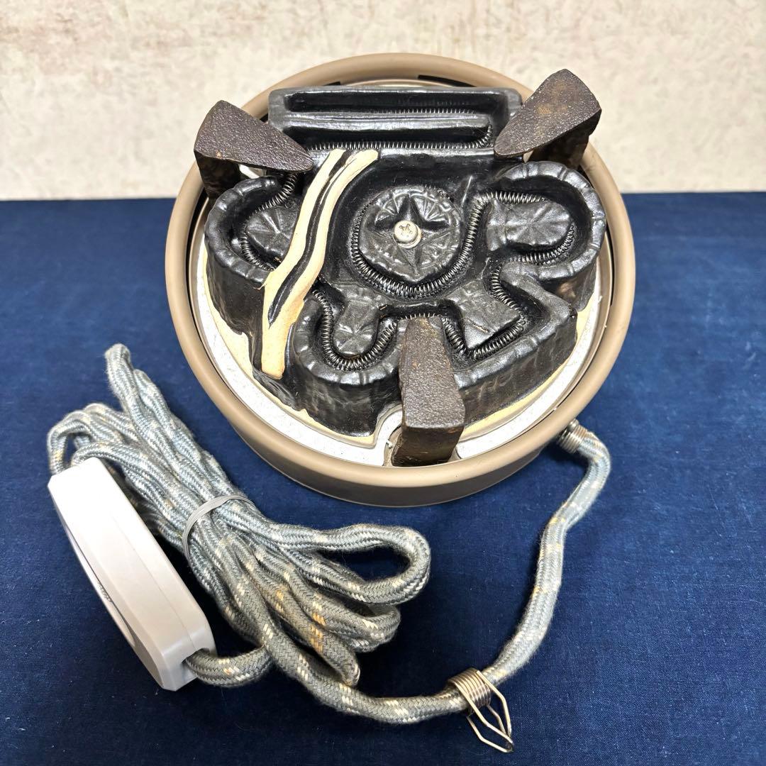 風炉/茶釜/電熱器/唐銅朝鮮風炉 /野々田電熱器/茶釜/敷板/茶道具/お点前道具