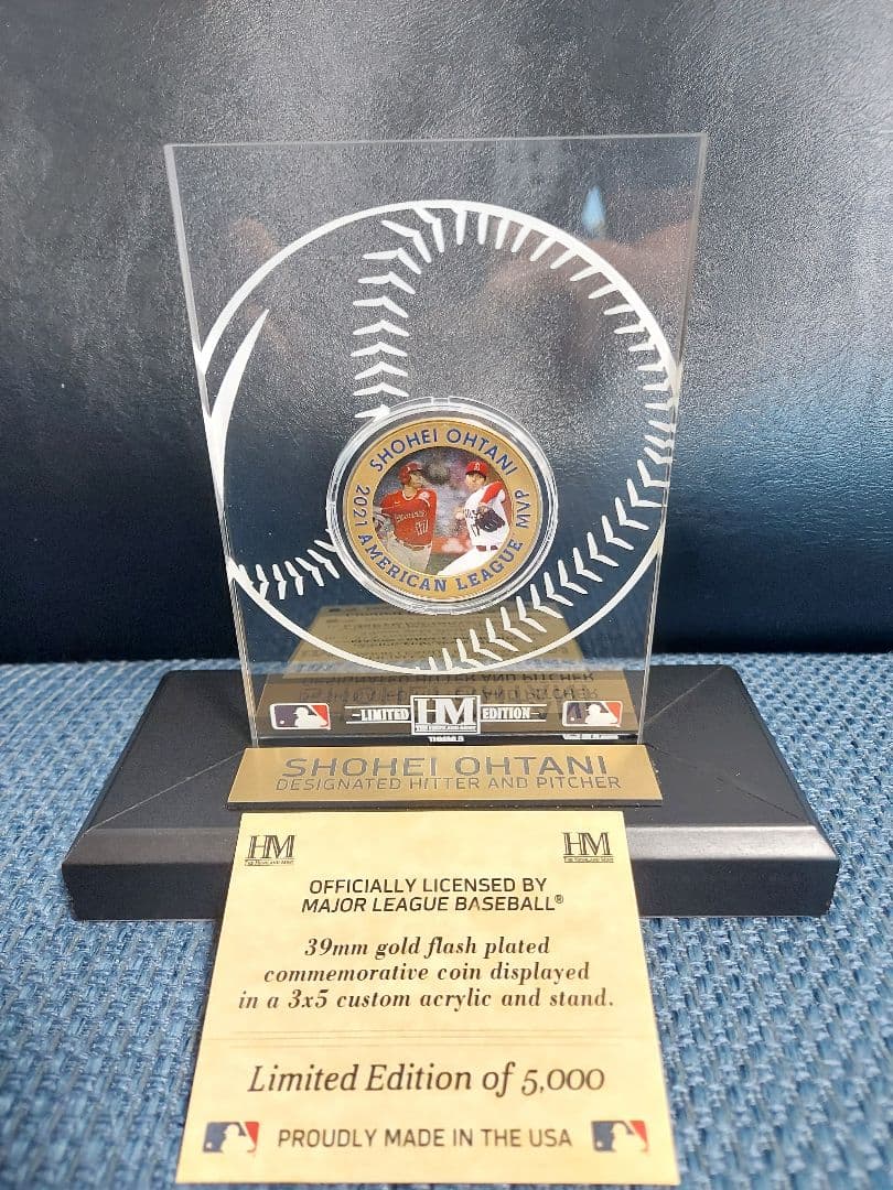 SHOHEI OHTANI 記念グッズ 2021 MVP 5000枚 限定