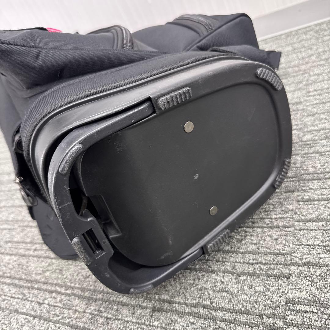 パーリーゲイツ　キャディバッグ 12点セット　ブラック×ピンク