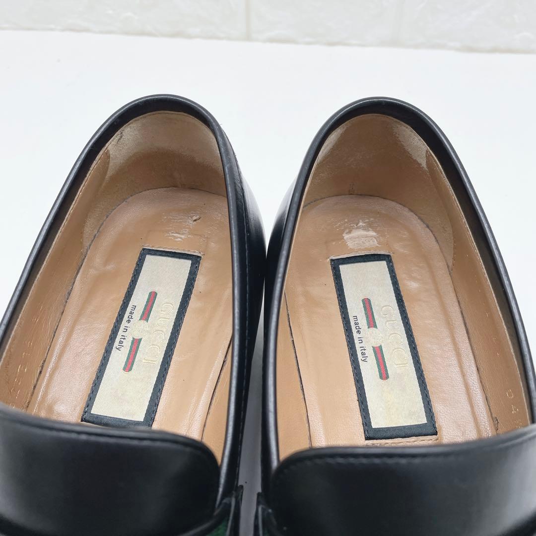 GUCCI シェリーライン インターロッキング ローファー タッセル 38サイズ