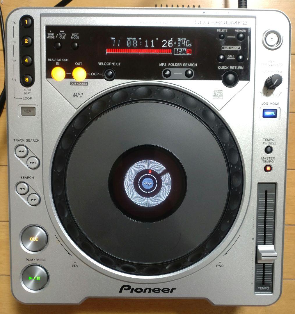 Pioneer CDJ-800mk2 　動作確認済み　元箱あり　美品