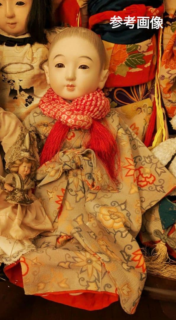 J*！様 昭和初期　12号 市松人形　在銘　ビスクドール　日本玩具人形類統制協会