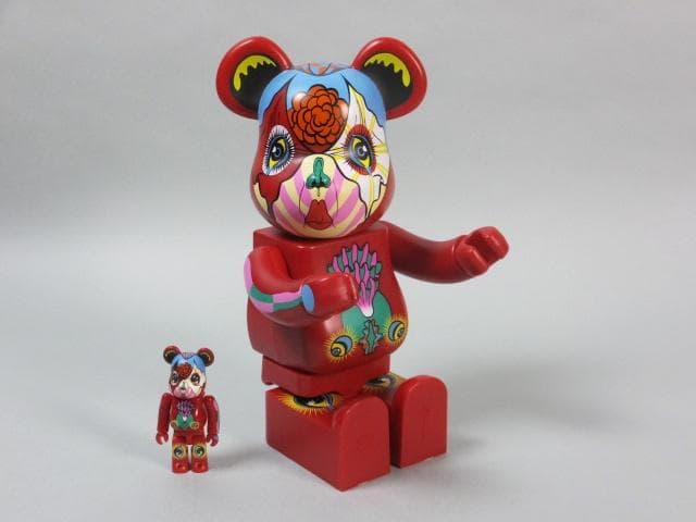 現代美術 田名網敬一『100% & 400%MEDICOM TOY赤』0127B