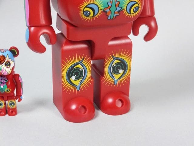 現代美術 田名網敬一『100% & 400%MEDICOM TOY赤』0127B