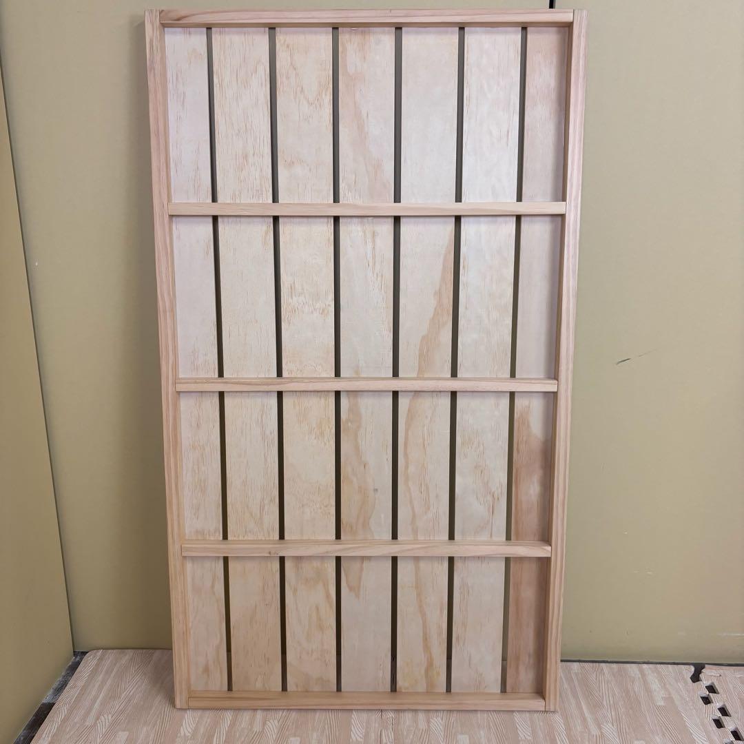 除菌清掃済☆美品☆　大和屋　トール　Wオープン　ベビーベッド　ナチュラル　すのこ