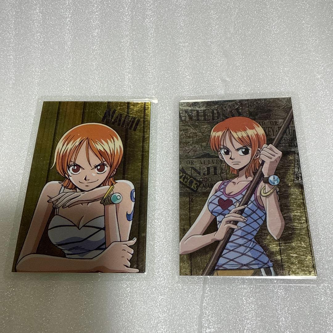 超貴重 希少 ワンピース ONE PIECE ナミ ラミネートカード 2枚