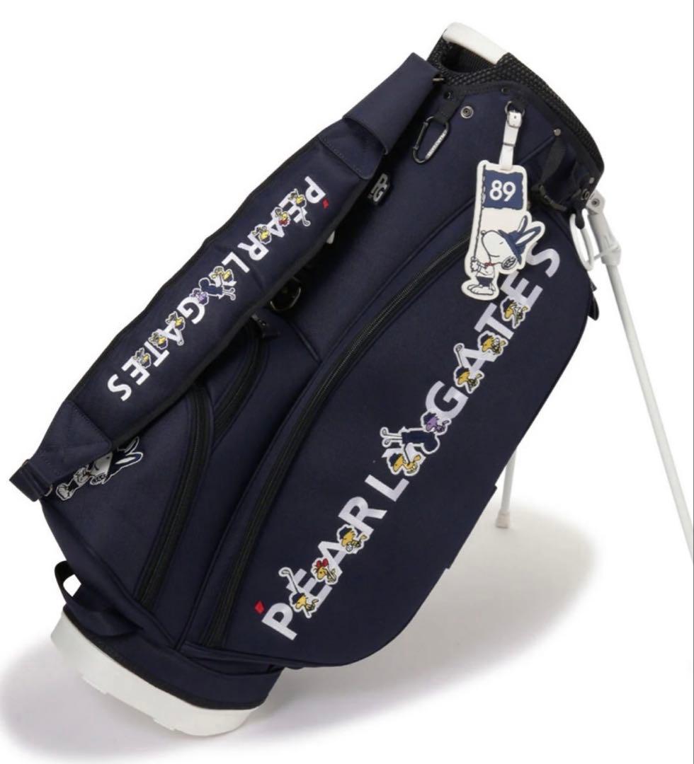 パーリーゲイツ SNOOPY スヌーピー スタンド式キャディバッグ ネイビー