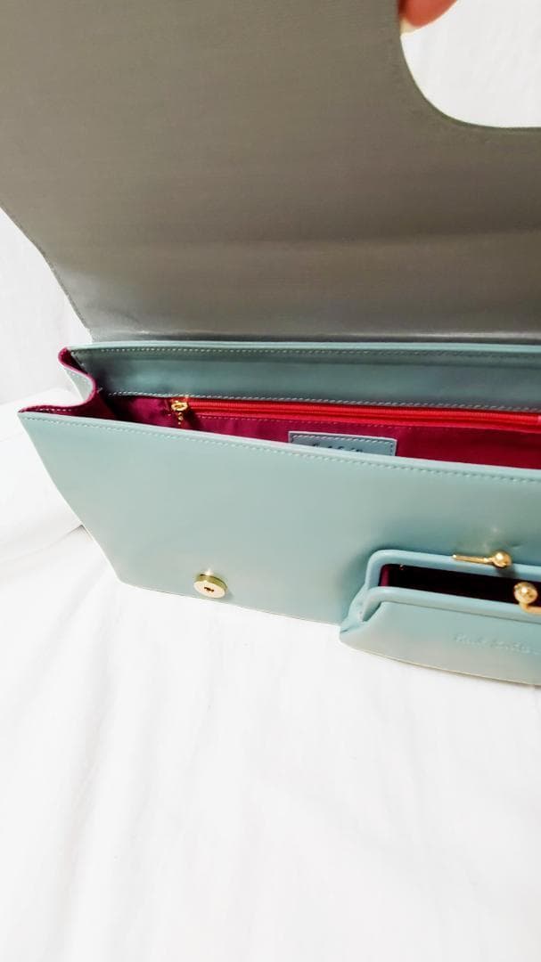 Paul Smith ミントグリーン ハンドバッグ　パーティー　結婚式