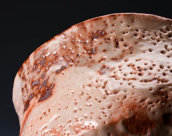 【最上位作　桃山陶】三浦繁久 志野茶碗 共箱 栞 茶道具　荒川豊蔵　加藤唐九郎