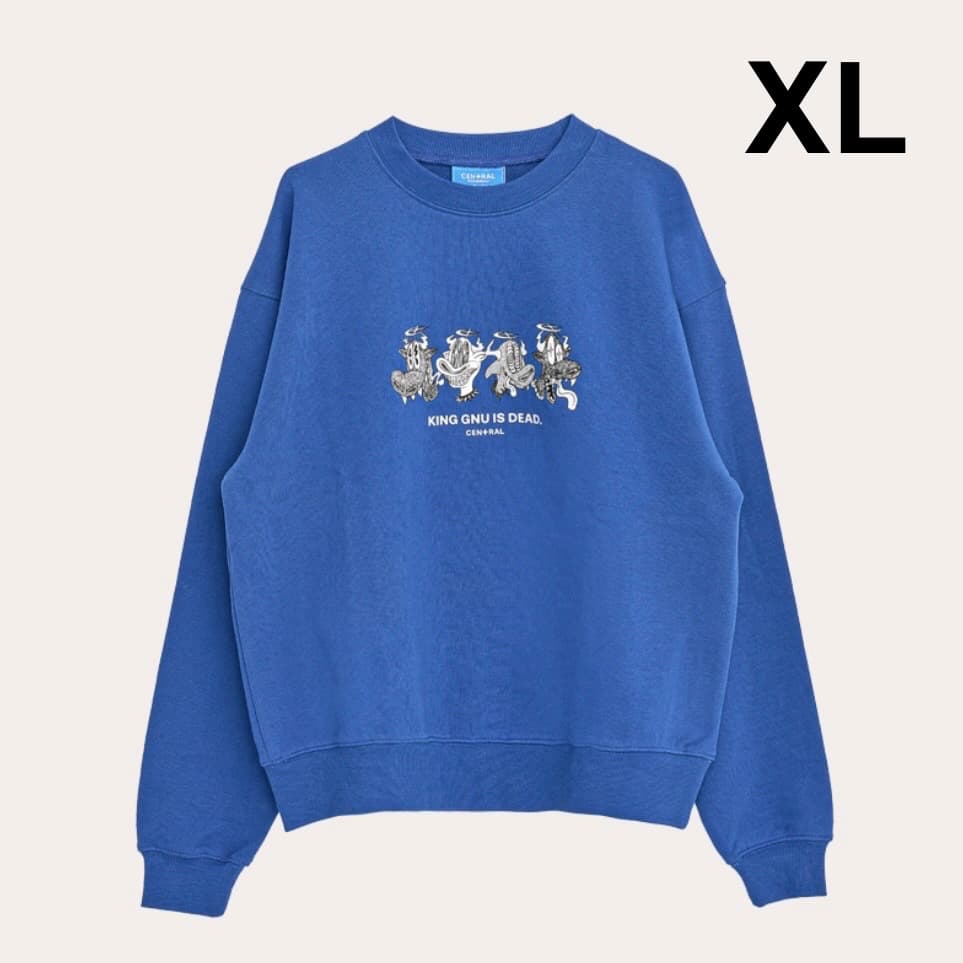 KG IS DEAD SWEATSHIRT　ブルー　XL　スウェット