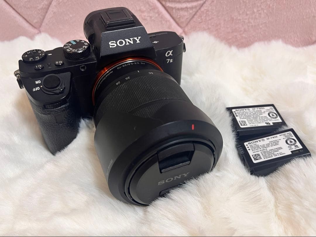 ズームレンズ付 α7ii SONY ミラーレス一眼 フルサイズ