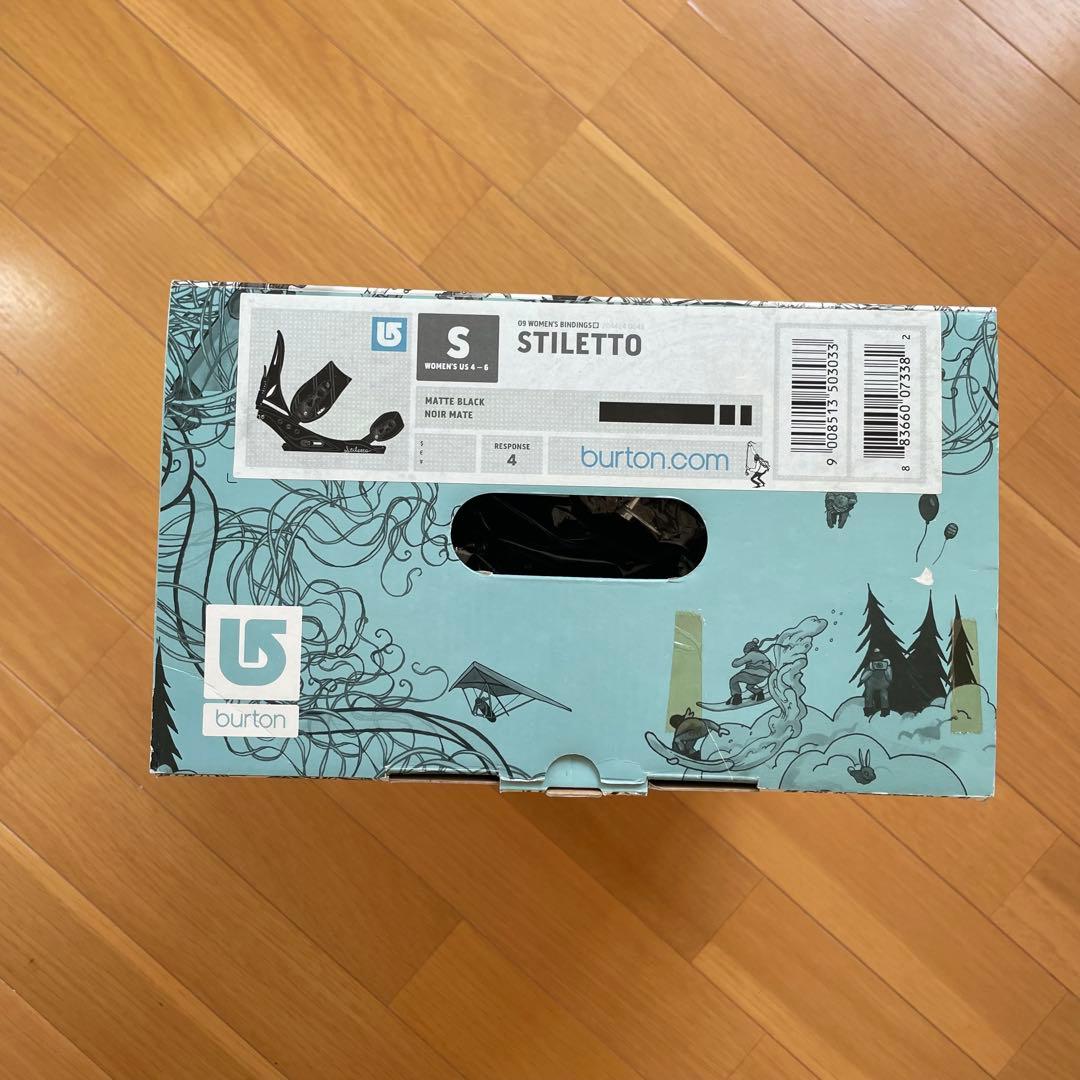 ビンディング　Burton Stiletto S:US4-6　マットブラック