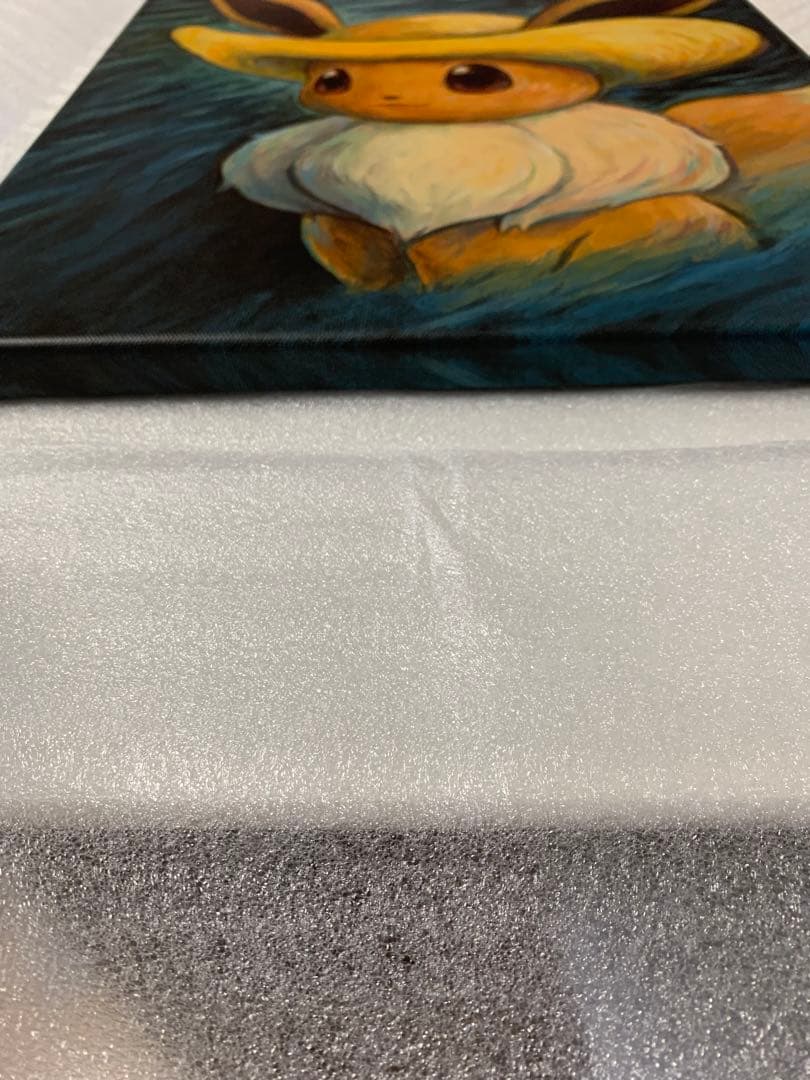 (証明書付き)ポケモン ゴッホ展 イーブイ キャンバスゴッホイーブイ