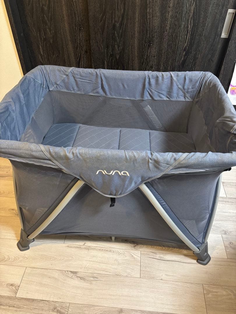 NUNA セナ 折りたたみ式ベビーベッド ネイビー