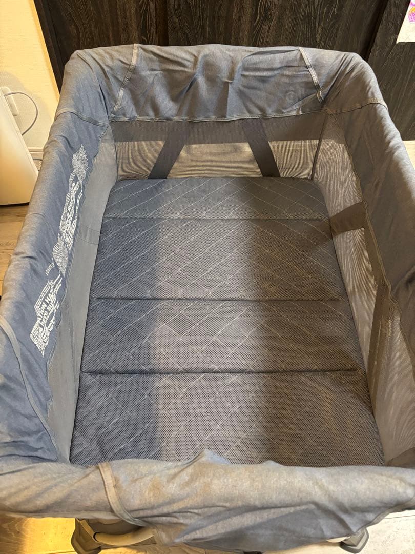 NUNA セナ 折りたたみ式ベビーベッド ネイビー