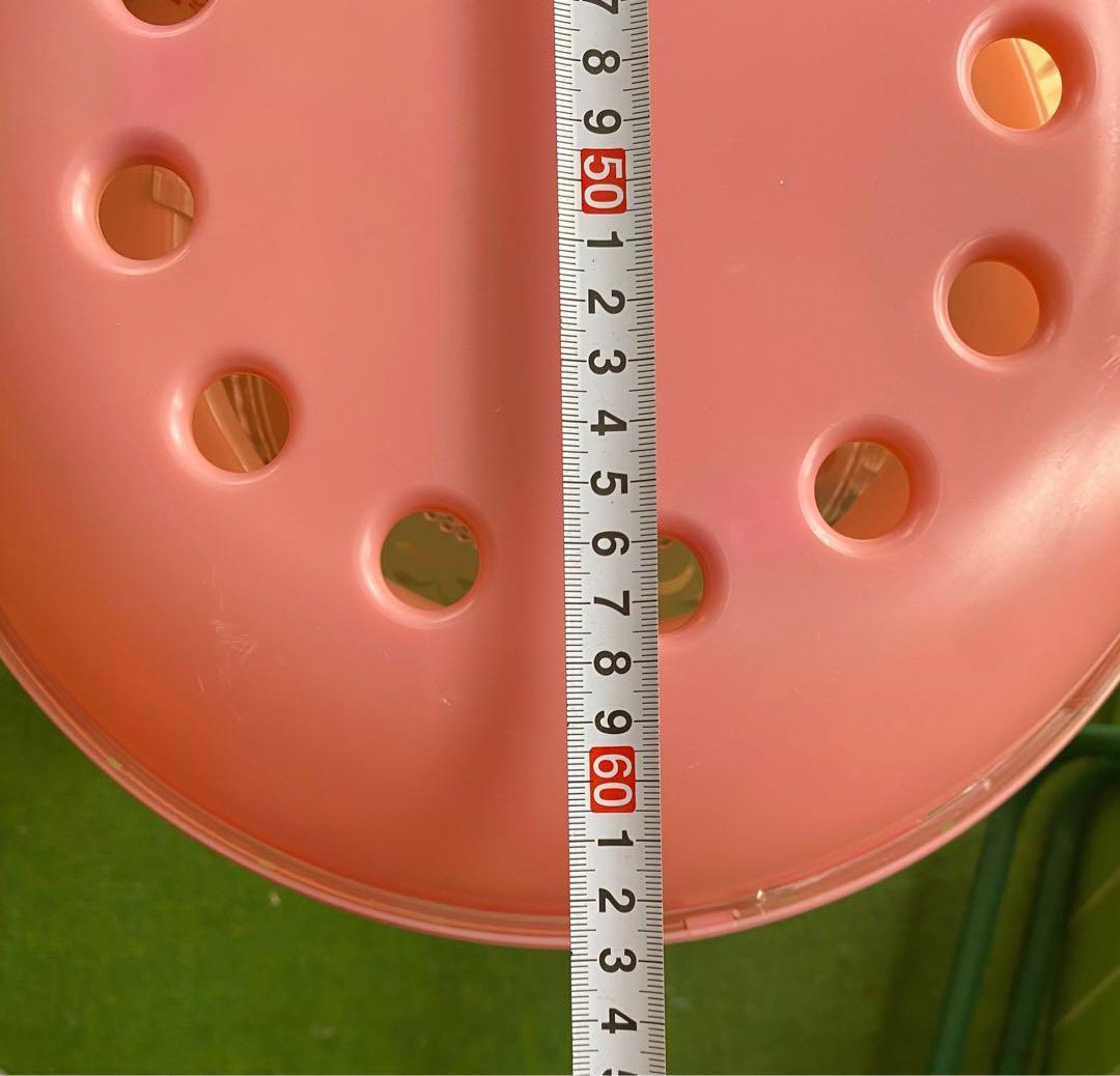 ピンク 3灯 天井照明 昭和レトロ 当時物 レトロポップ インテリア ペンダント