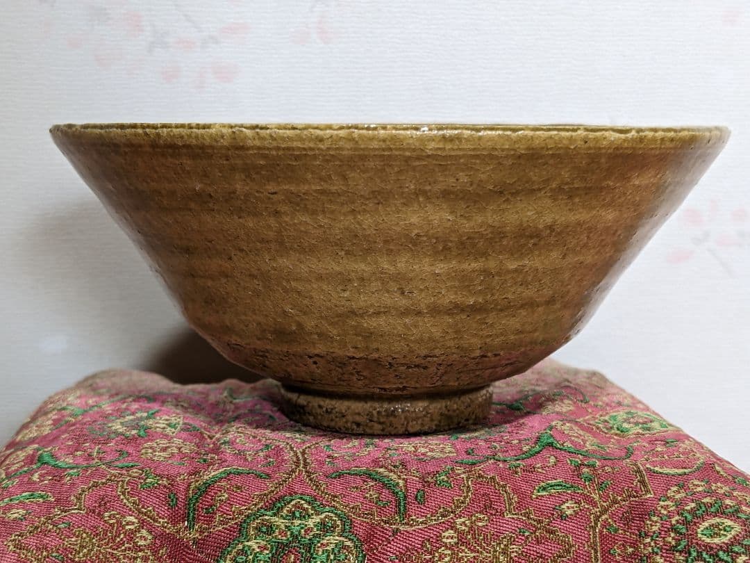 ⭐黄瀬戸 抹茶盌 年代物 茶道具 瀬戸焼 コレクション 骨董品 アンティーク