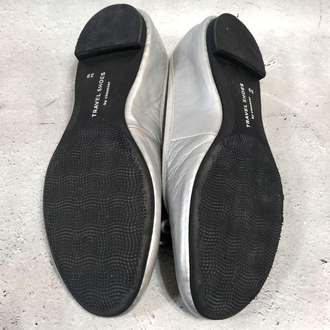 TRAVEL SHOES by chausser ショセバレエシューズ シルバー