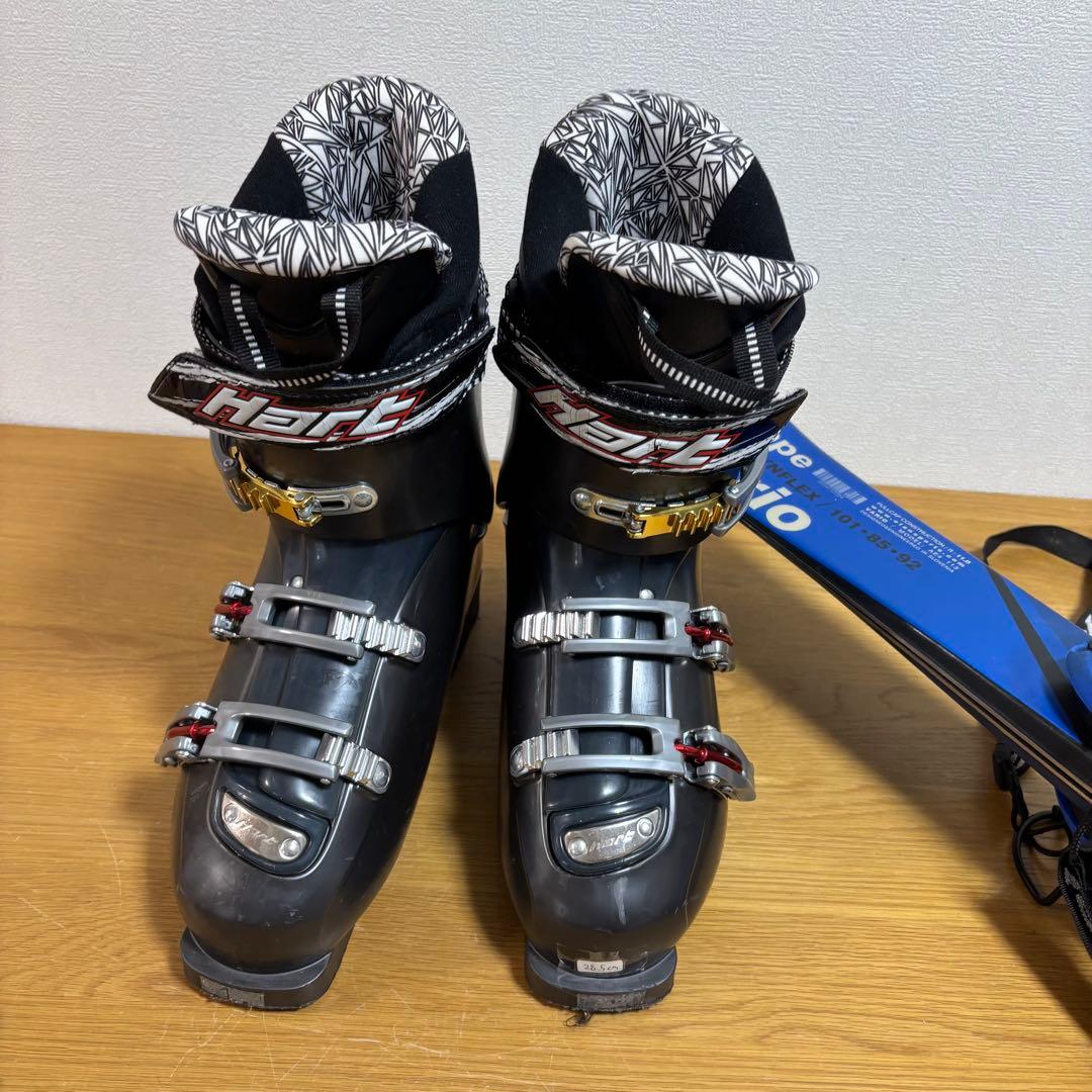 メンズ　ショートスキー　ファンスキーセット　elan28-28.5cm