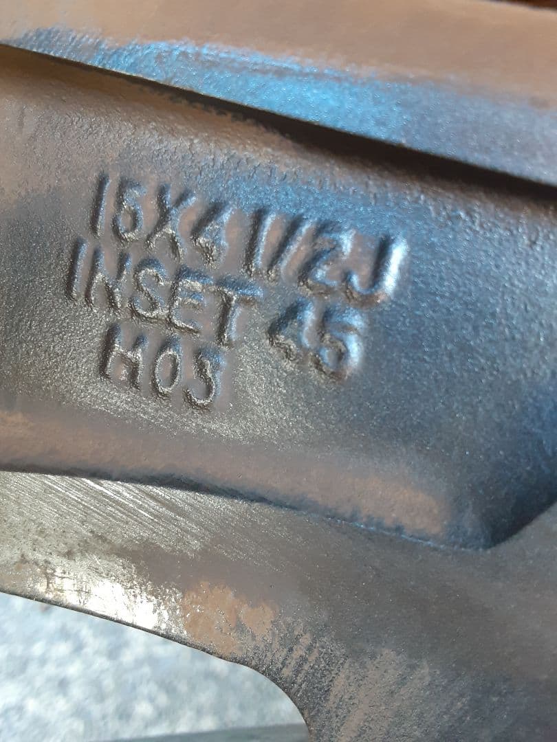 スズキ純正アルミホイール&タイヤ 4本セット