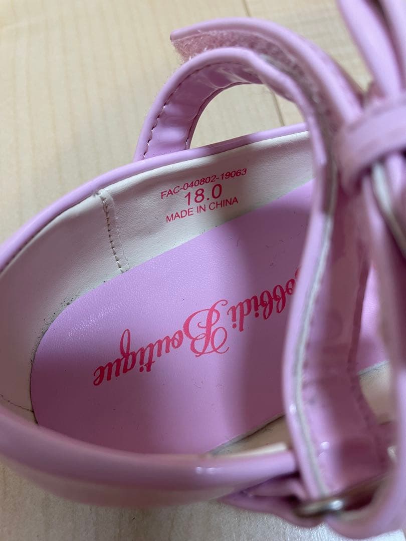 ビビデバビデブティック　エルサドレス110 / 靴　18センチ