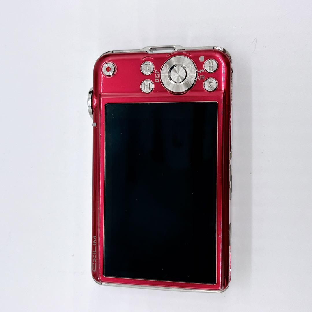 【美品】CASIOEXILM CARD EX-S10オールド コンデジ レッド