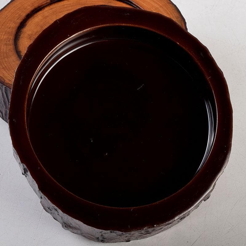 茶道具　加賀蒔絵師　川上峰春作　メダカ図　松皮竹香合　共箱　V　9127