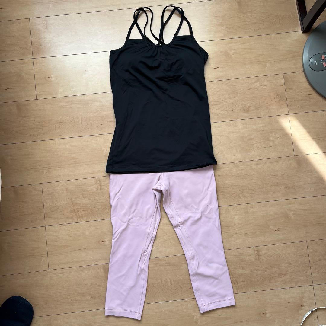 LAVA用ラグ　キャミソール　ルルレモン スパッツ　３点セット