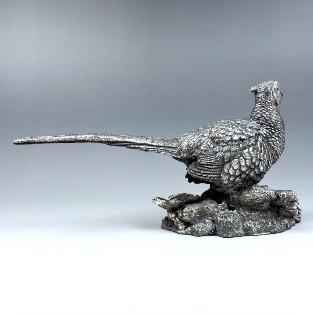 カントリーアーティスト スターリングシルバー 雉 キジ 436g 英国 純銀張り