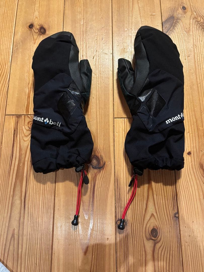 montbell スキーウェアセット 赤