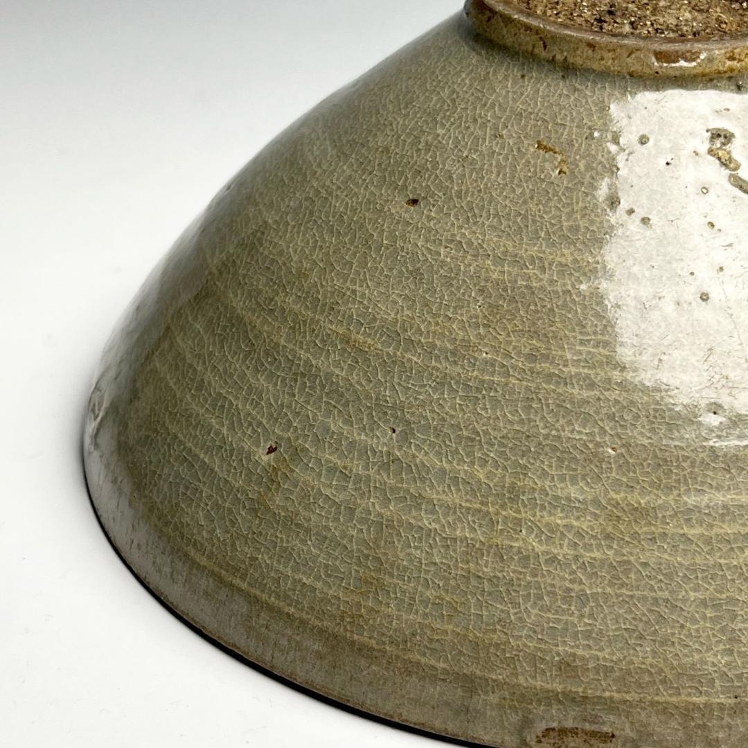 高麗青磁茶碗 李朝・高麗 朝鮮古陶磁 中国古玩 朝鮮美術 骨董品時代 A456