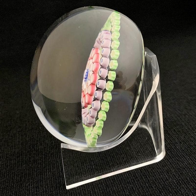 1989 バカラ クリスタル ペーパーウェイト 千の花 ミルフィオリ