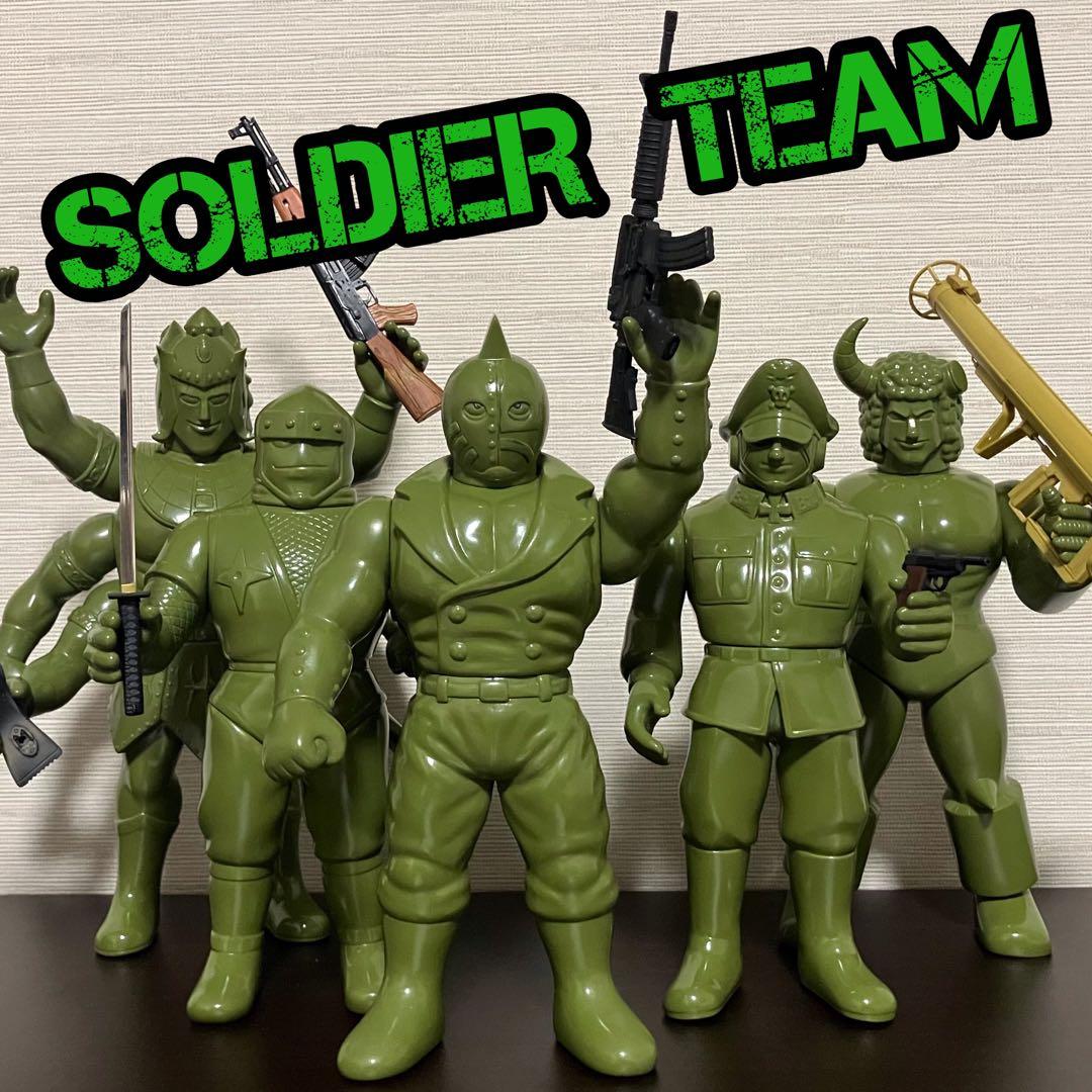 ファイブスタートイキン肉マンソルジャーブロッケンJrアシュラマンキンケシキン消し