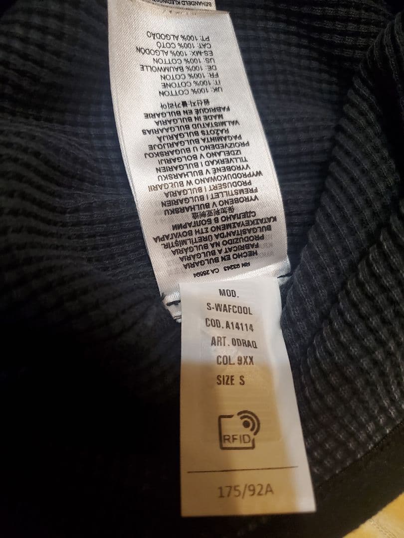 【DIESEL】新品未使用 ヴィンテージ加工 ジップアップスウェット