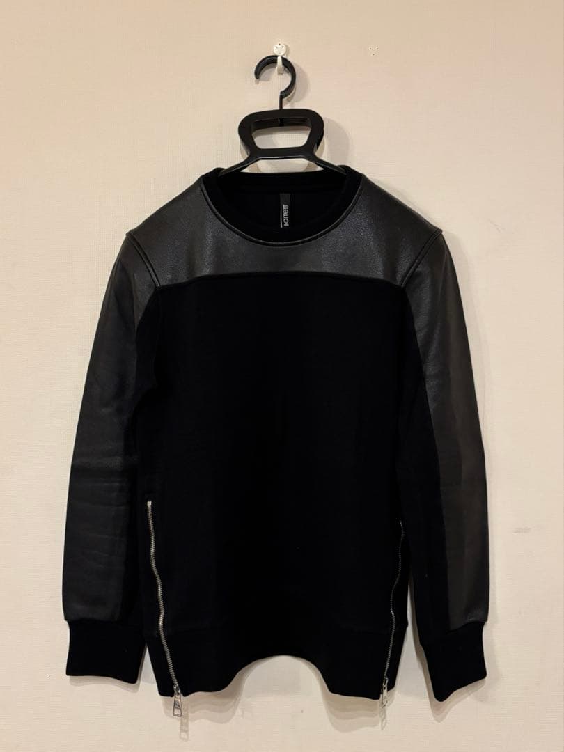 NEIL BARRETT レザー トレーナー