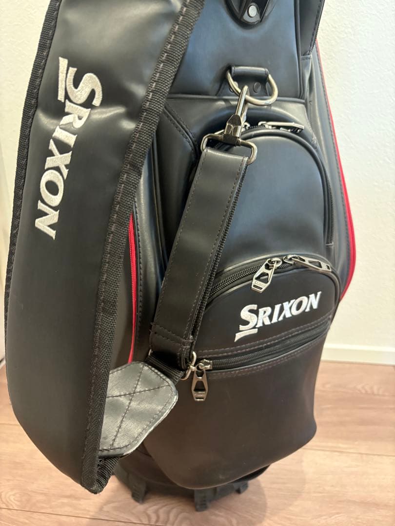 Srixon 大人気 キャディバッグ 黒/赤