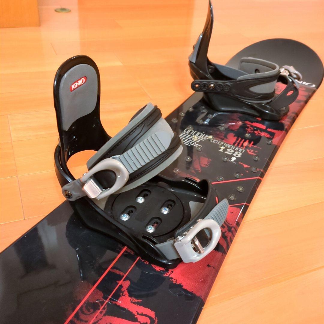 キッズスノーボード128cm IGNIO GRV×バイン　セット