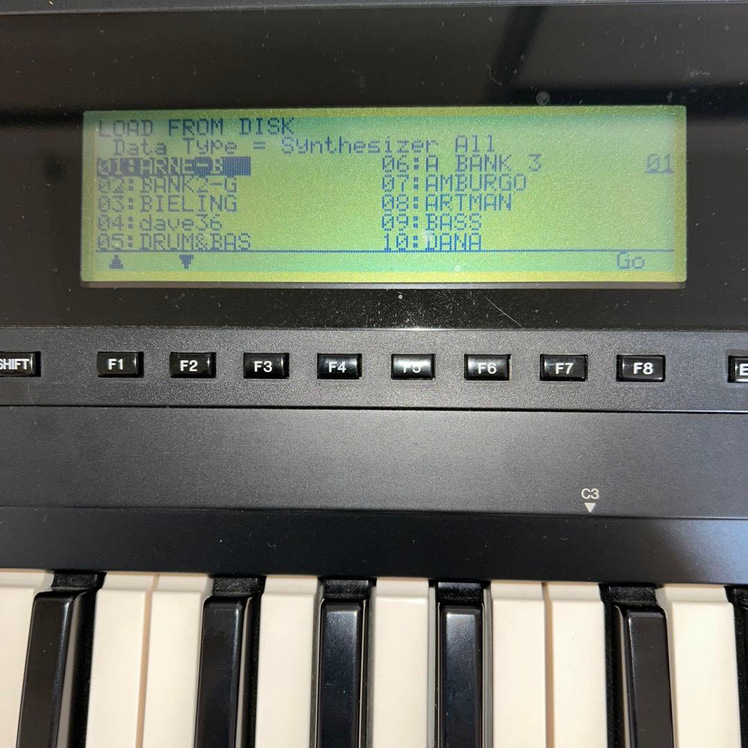 YAMAHA SY77 USBフロッピーエミュレータ換装済