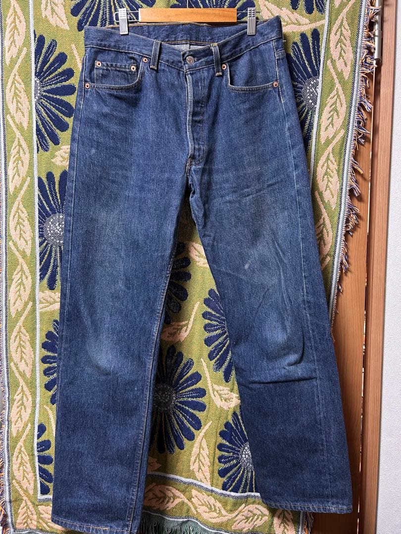 90s levi's 501 made in USA 濃紺　色残り良好