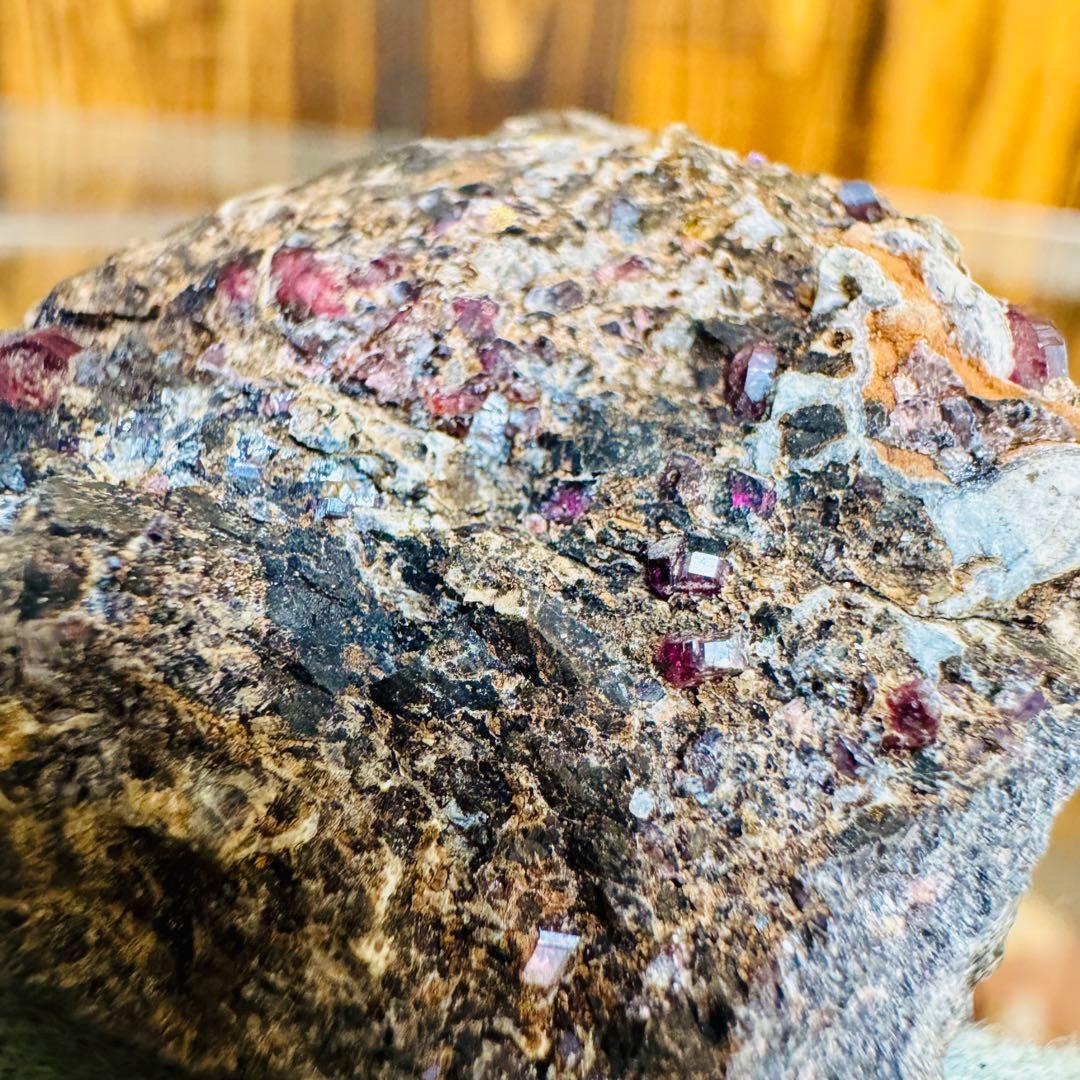 国産鉱物 パイロクスマンガン 愛知 ハイクオリティ クラスター