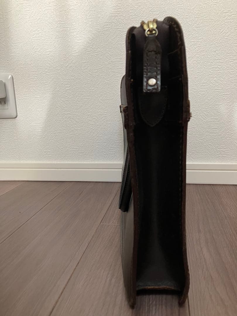 GLEN グレンロイヤル ブライドルレザー ブリーフケース ■美品
