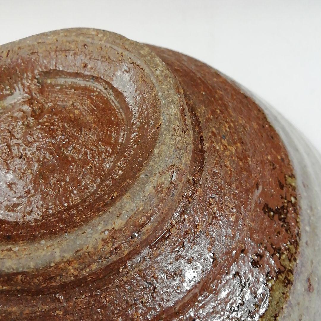 Ｗ１０９　茶碗　『唐津写　竹』『平茶碗』『浅見与し三 造』　共箱　抹茶碗　茶道具