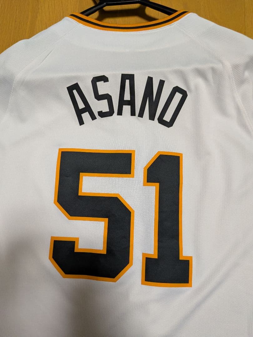 ジャイアンツ　浅野翔吾　ユニフォーム　チャンピオンエンブレム付き　XL　巨人