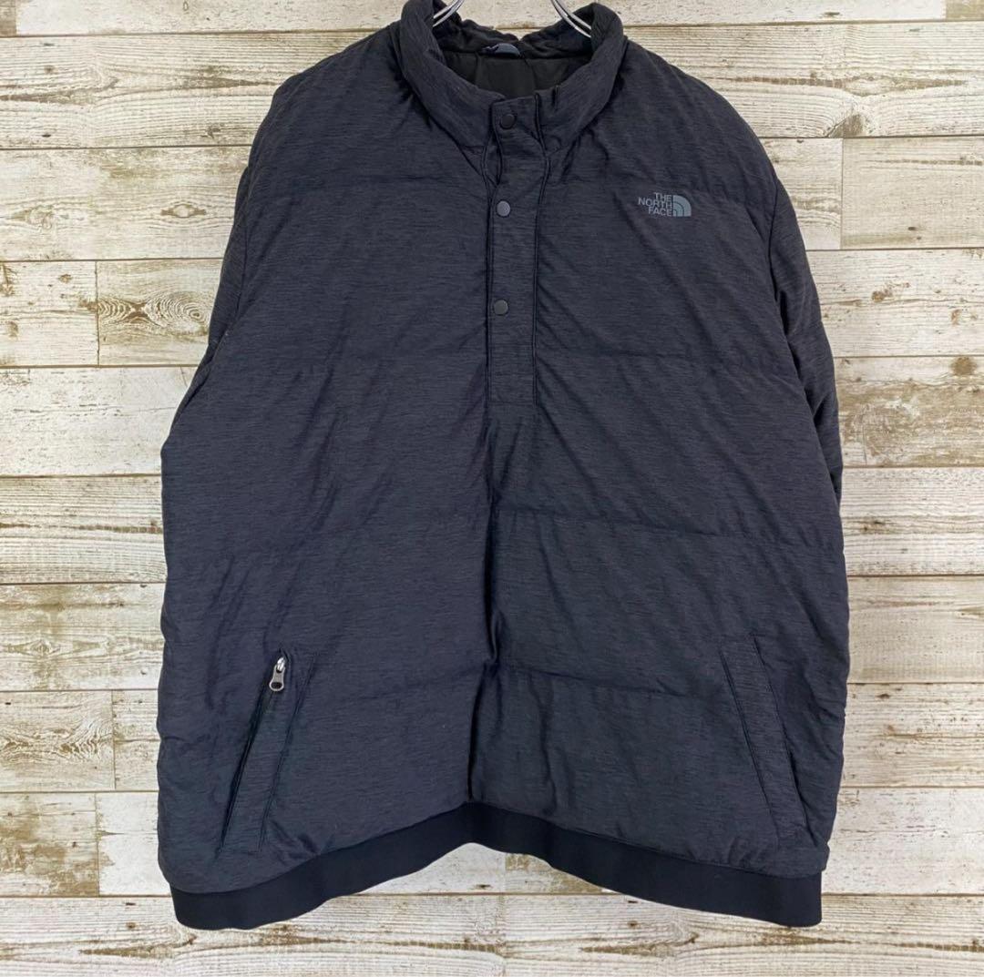 美品　USA規格ノースフェイスプルオーバー ダウンジャケット