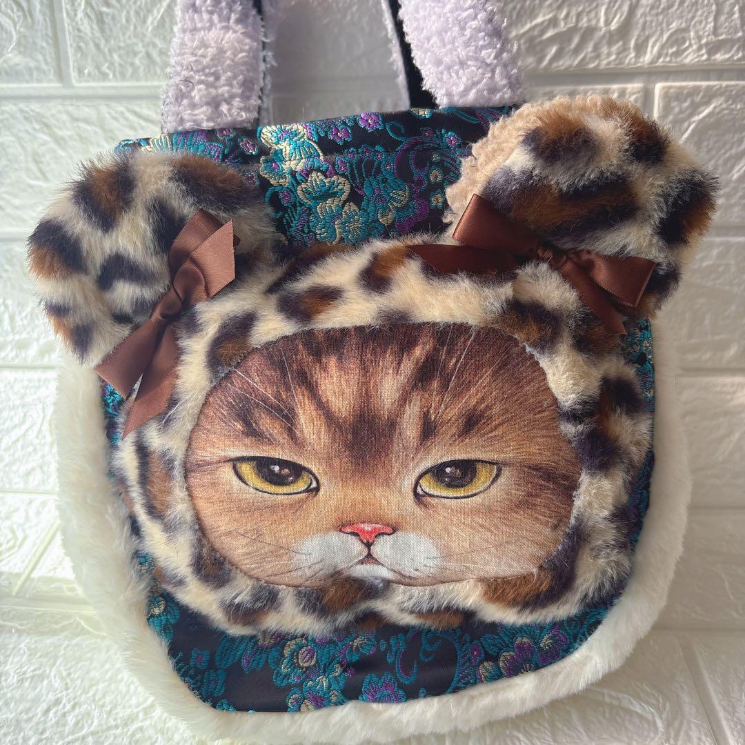 牡*定様 コヤンイサムチョン　トートバッグ　たっぷり　大きめ　ヒョウ柄