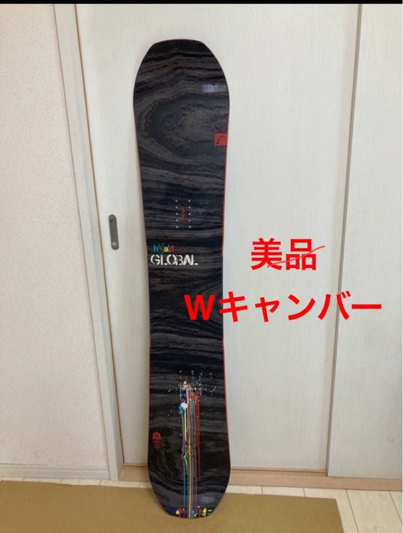 HEAD スノーボード 153cm ツインチップW キャンバー　グラトリ