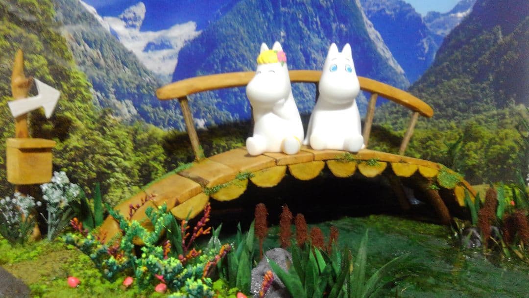 １7777円～値下げ❗ムーミン谷✨フィギュア展示用✨ジオラマ✨３５㎝✨限定１品❗