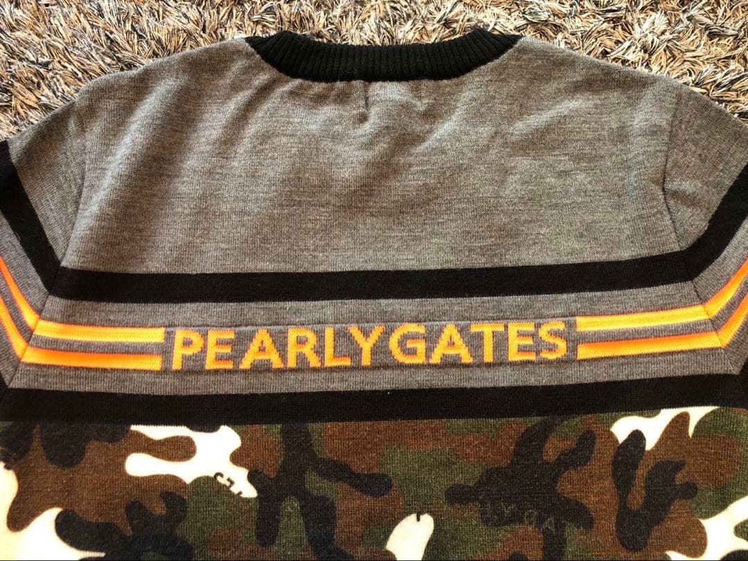 【新品未使用タグ付き】パーリーゲイツ　迷彩　トップス　サイズ6 XL