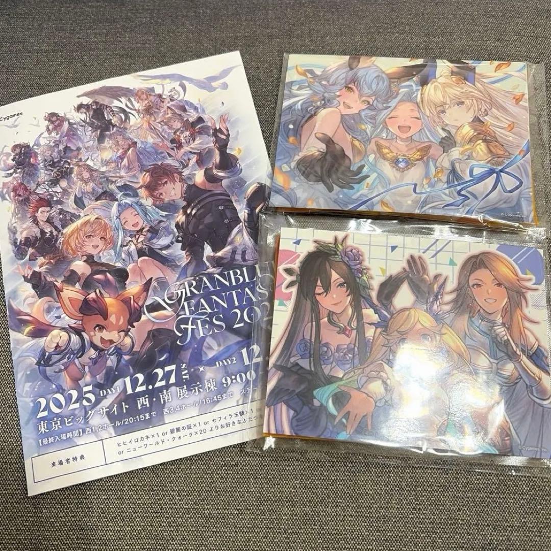 2025 グラブルフェス　シリアル未使用♡リーフレット