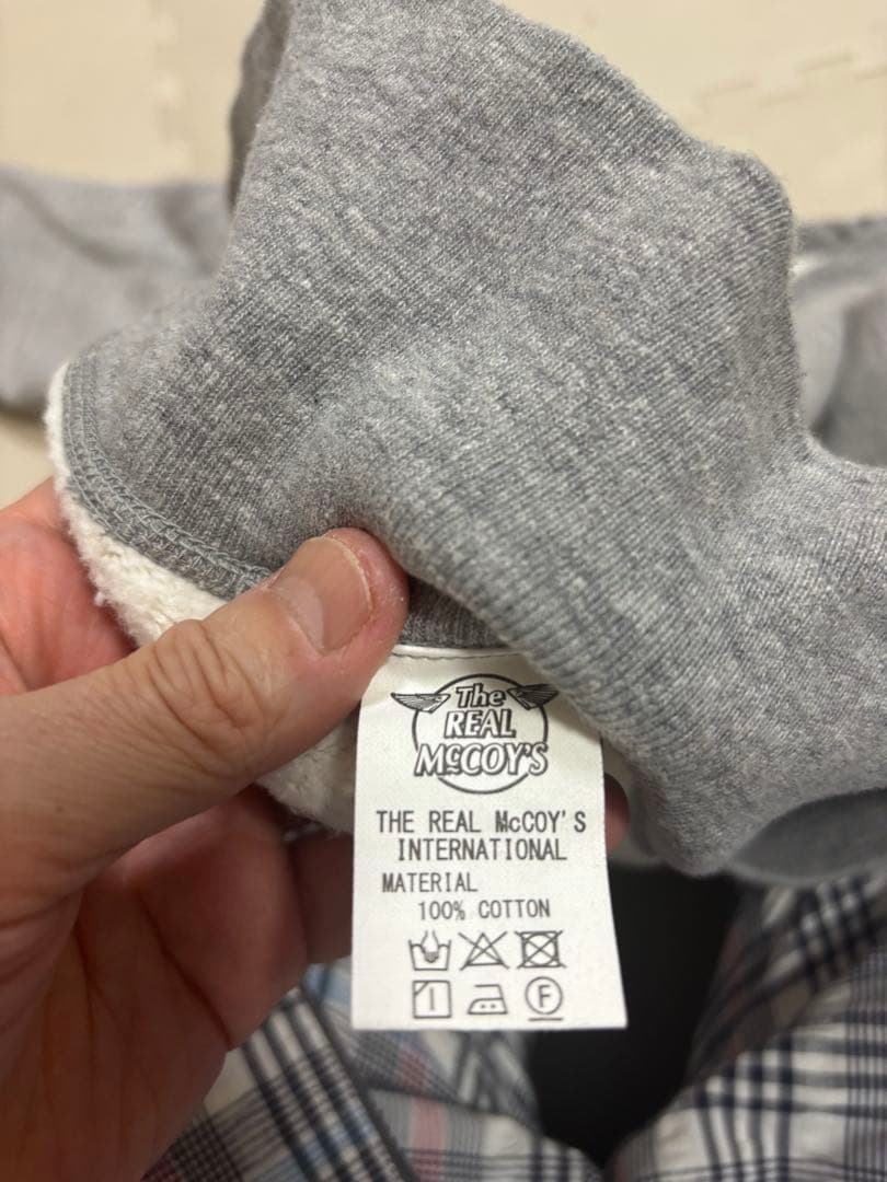 The Real McCoy's グレー スウェット M